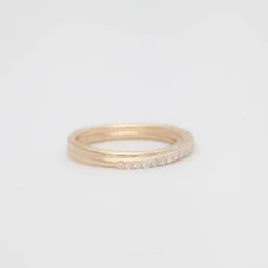 Small Demi-Pavé Current Ring