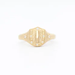 Sundial Signet Ring