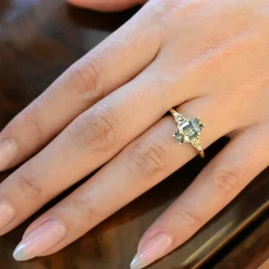 Sydney Parti-Sapphire Ring