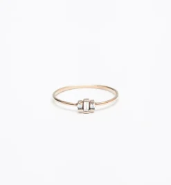Three-Stepped Baguette Ring