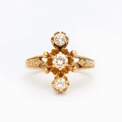 Three-Stone Cocktail Ring