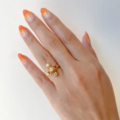 Three-Stone Cocktail Ring