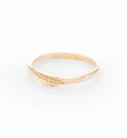 Ti Leaf Ring