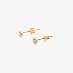 Two-Step Opal Earrings