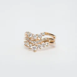 White Diamond Cosmic Luna Tiara