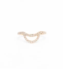 White Diamond Eleonore Pavé Helios Band