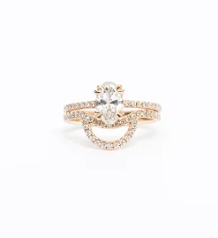 White Diamond Eleonore Pavé Helios Band