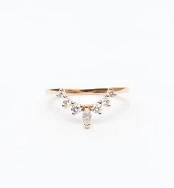 White Diamond Marquise Tiara Band