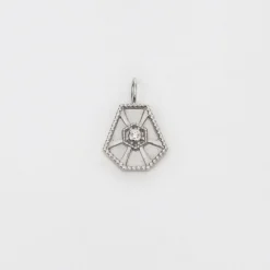 White Gold Small Arcadia Amulet